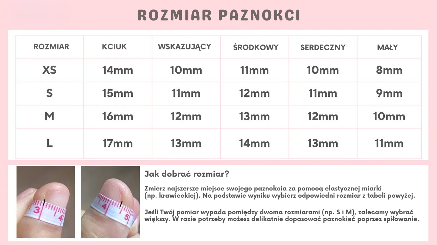 Sekretna Koperta – Losowe Paznokcie Press On Nails